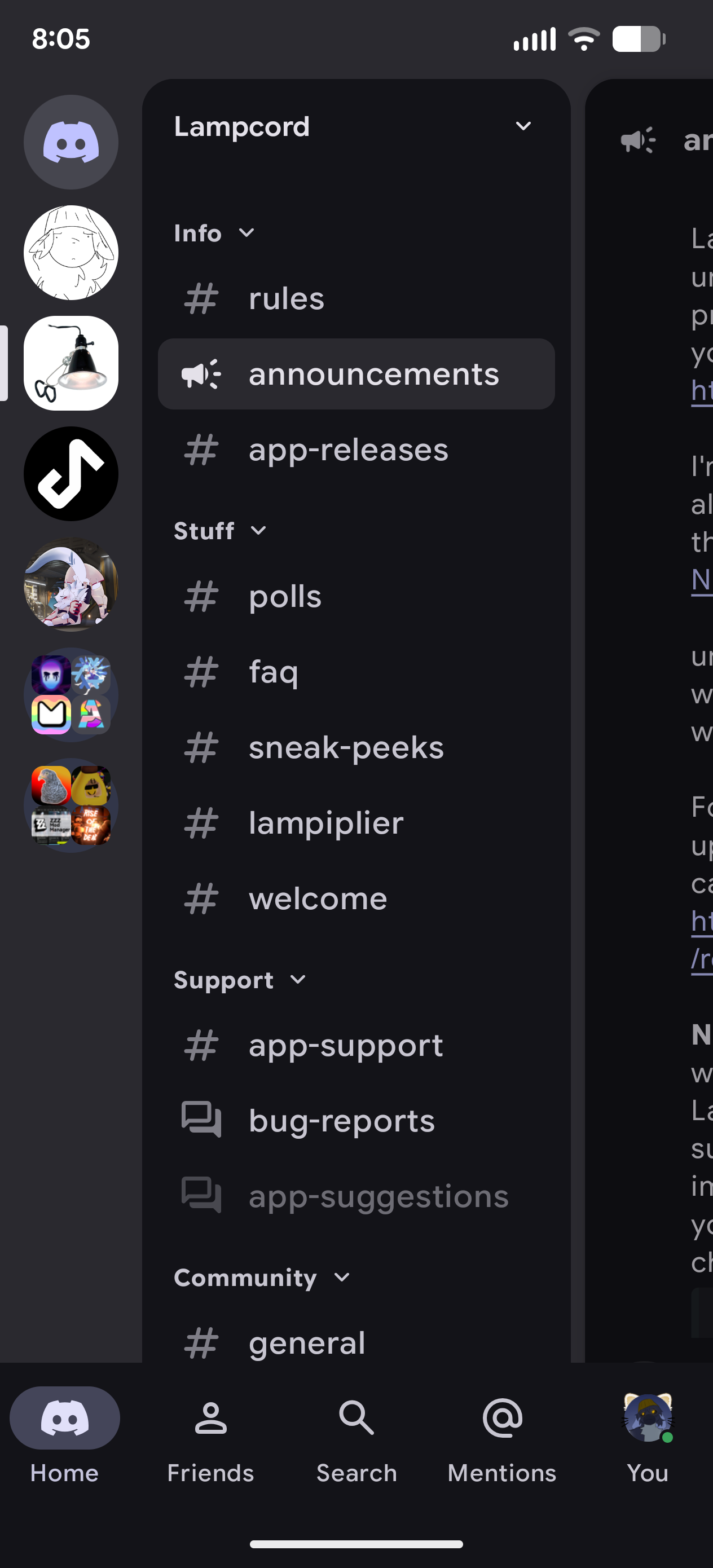 Lampcord Mobile Preview